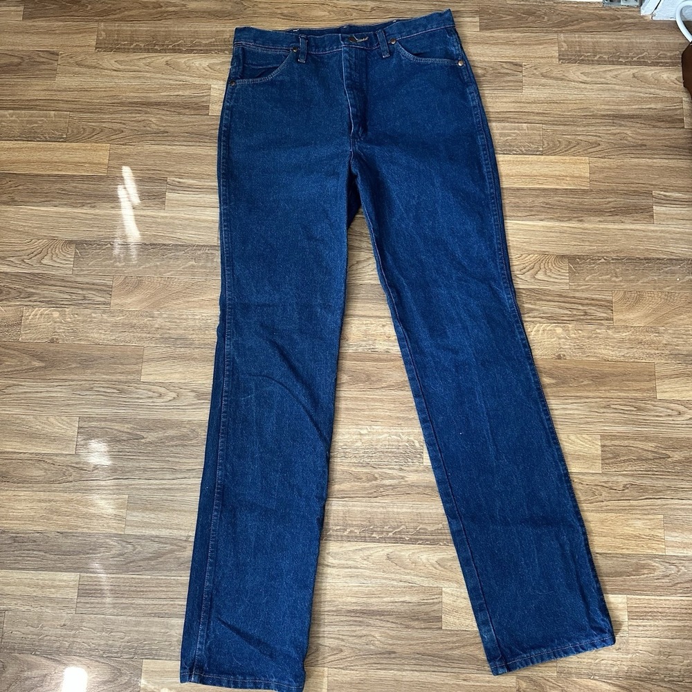 Wrangler Mens Cowboy Cut Slim Fit Jeans Size 34x36 936PWD Denim Rodeo Ranchwear